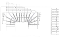 CAD Zeichnung der Treppen
