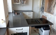 Montage in Braunschweig: Silestone Arbeitsplatten Calypso