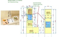 Zeichnung der Schiefer Arbeitsplatten Mustang Schiefer