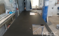Produktion - Nero Assoluto Laminam Arbeitsplatte