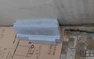 Granit Trittstufen und Granitplatten Padang Cristallo TG 34 in Bremen geliefert