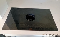 Kochfeld in der Ethereal Glow Silestone Arbeitsplatte