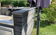 Steel Grey Granit Arbeitsplatten in 2 cm Dicke