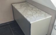Marmor Waschtischplatte Arabescato Vagli in 3 cm Stärke