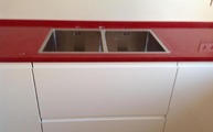 Caesarstone Arbeitsplatten 7450 Ruby Reflections in Frankfurt
