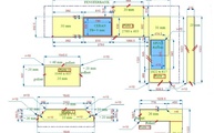 CAD Zeichnung der Granit Tan Brown Arbeitsplatten