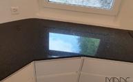 Polierte Kingston Black Granit Arbeitsplatten