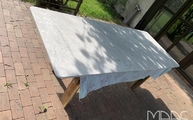 Lieferung der Bianco Carrara C Marmor Tischplatte in Cottbus