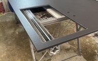 Produktion - Dekton Arbeitsplatten und Rückwand Sirius