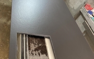 Produktion - Sirius Dekton Arbeitsplatte mit Ausschnitten