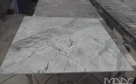 Produktion - Marmor Tischplatte Superlative White