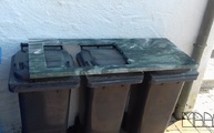 Granit Waschtischplatte und Sockelleisten Verde Lapponia / Masi in Dorfen geliefert