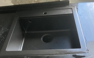 Spüle in der 5101 Empira Black Caesarstone Arbeitsplatte