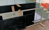 Lieferung in Dortmund der Laminam Arbeitsplatten Calce Nero