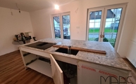 Montage der GK07 Ceppo Dekton Arbeitsplatte in Dortmund