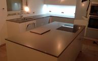 Montage der Silestone Gris Arbeitsplatte in Dortmund