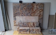 Marmor Wandplatten Rainforest Brown in Dortmund geliefert