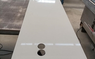 Produktion - Caesarstone Rückwand 3141 Osprey