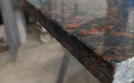 Produktion - Tan Brown Granit Kaminabdeckung in 2 cm