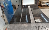 Produktion - Tan Brown Granit Fensterbänke