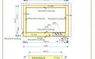 CAD Zeichnung für eine Granit Kaminabdeckung