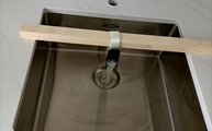 Unique Calacatta Compac Arbeitsplatte mit Unterbauspüle