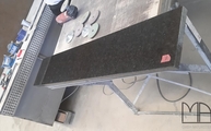 Produktion - 3 cm dicke Granit Fensterbank Kingston Black