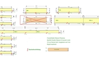 CAD Zeichnung der Marazzi Fensterbänke