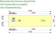 Zeichnung der Glasrüwand Singnalweiß