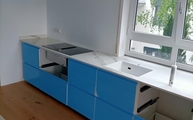 Küche in Eningen unter Achalm der Opera Dekton Arbeitsplatten und Wischleisten