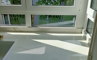 Montage der Opera Dekton Arbeitsplatten und Wischlisten