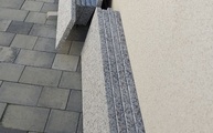 Granit Treppen Bianco Sardo in Erftstadt geliefert