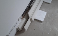 Lieferung in Erftstadt der Just White Neolith Fensterbänke