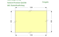 CAD Zeichnung der Laminam Tischplatte