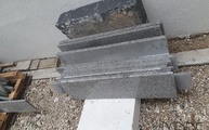 Granit Treppen, Sockelleisten und Fliesen Padang Cristallo TG 34 in Euskirchen geliefert