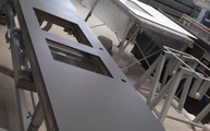 Produktion der Dekton Arbeitsplatte Keranium