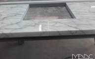Produktion - Polierte Marmor Fensterbänke Bianco Carrara C