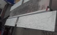 Produktion - Marmor Fensterbänke Bianco Carrara C in Marmoroptik