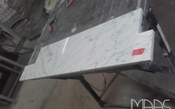 Marmoroptik der Marmor Fensterbank Bianco Carrara C