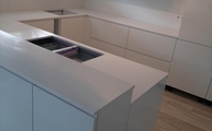 Lieferung der Iconic White Silestone Arbeitsplatten