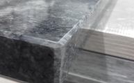 Produktion - Granit Arbeitsplatte Steel Grey in 2 cm