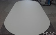 Produktion - White Infinity Tischplatte in 1,2 cm