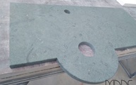 Anröchter Dolomit Schiefer Waschtischplatten mit Bogenschnitt und Bohrungen