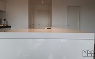 Polierte Silestone Arbeitsplatten in Frankfurt am Main montiert