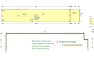 CAD Zeichnung der Glasrückwände