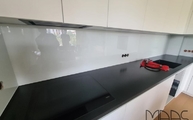 Montage der Devil Black Granit Arbeitsplatten in Frankfurt am Main