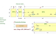 CAD Zeichnung der Marazzi Rückwände