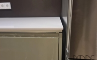 Iconic White Silestone Arbeitsplatte in 1,2 cm Stärke