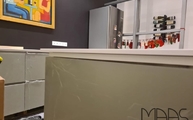 Montage der Iconic White Silestone Arbeitsplatten
