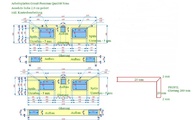 CAD Zeichnung der zwei Waschtische aus Granit